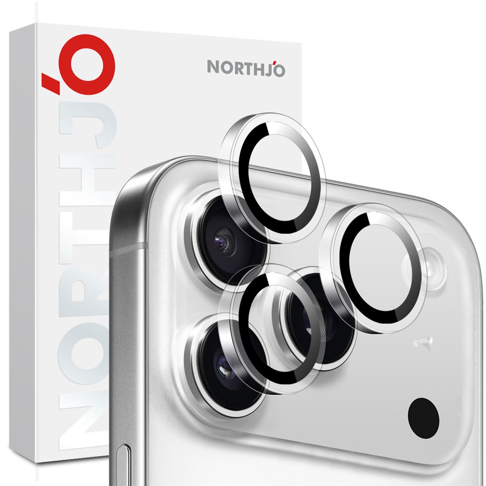 NORTHJO NORTHJO iPhone 17 Pro Max / 17 Pro Linsskydd Härdat Glas