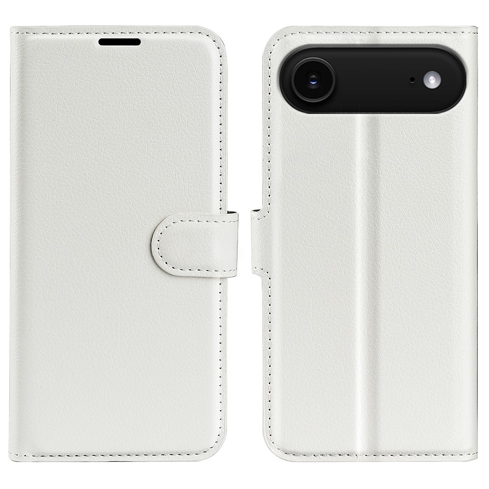  iPhone Air Fodral Litchi Läder Vit