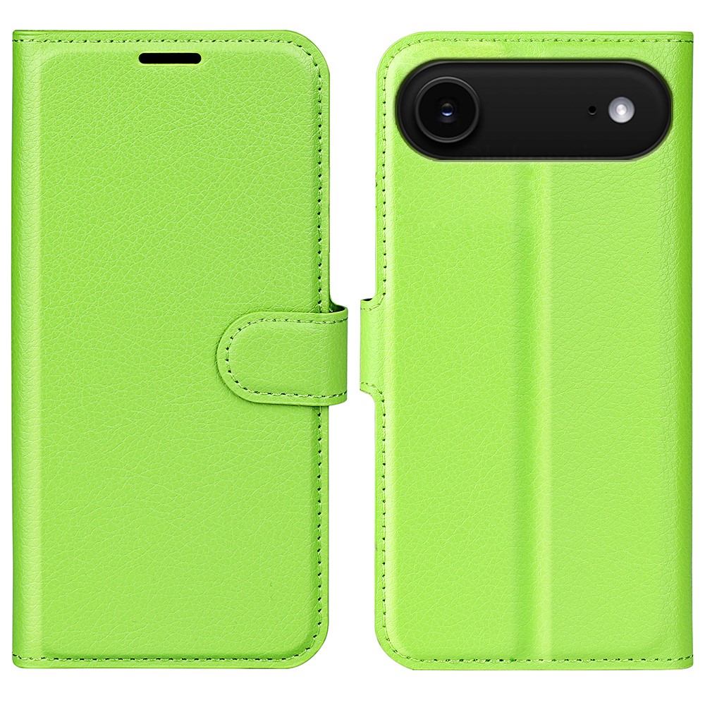  iPhone Air Fodral Litchi Läder Grön