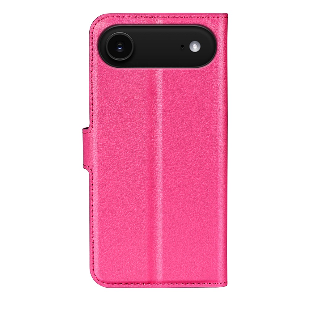  iPhone Air Fodral Litchi Läder Rosa