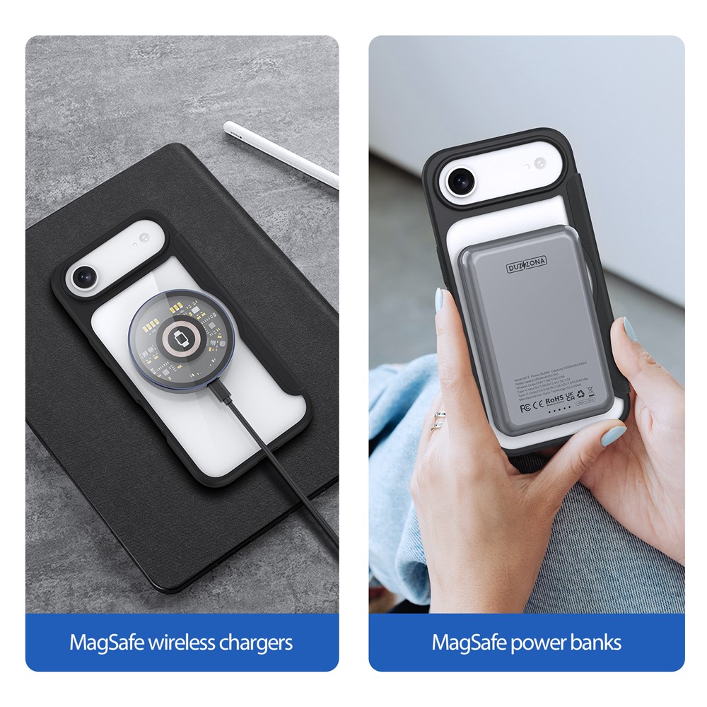 DUX DUCIS DUX DUCIS iPhone Air Fodral MagSafe Skin X Pro Svart