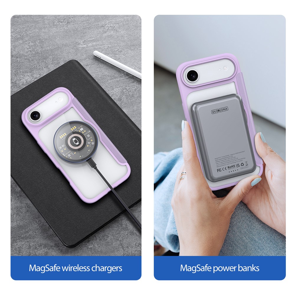 DUX DUCIS DUX DUCIS iPhone Air Fodral MagSafe Skin X Pro Lila / Rosa