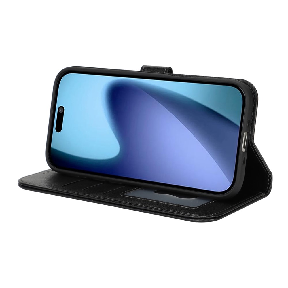  iPhone Air Fodral Läder Svart