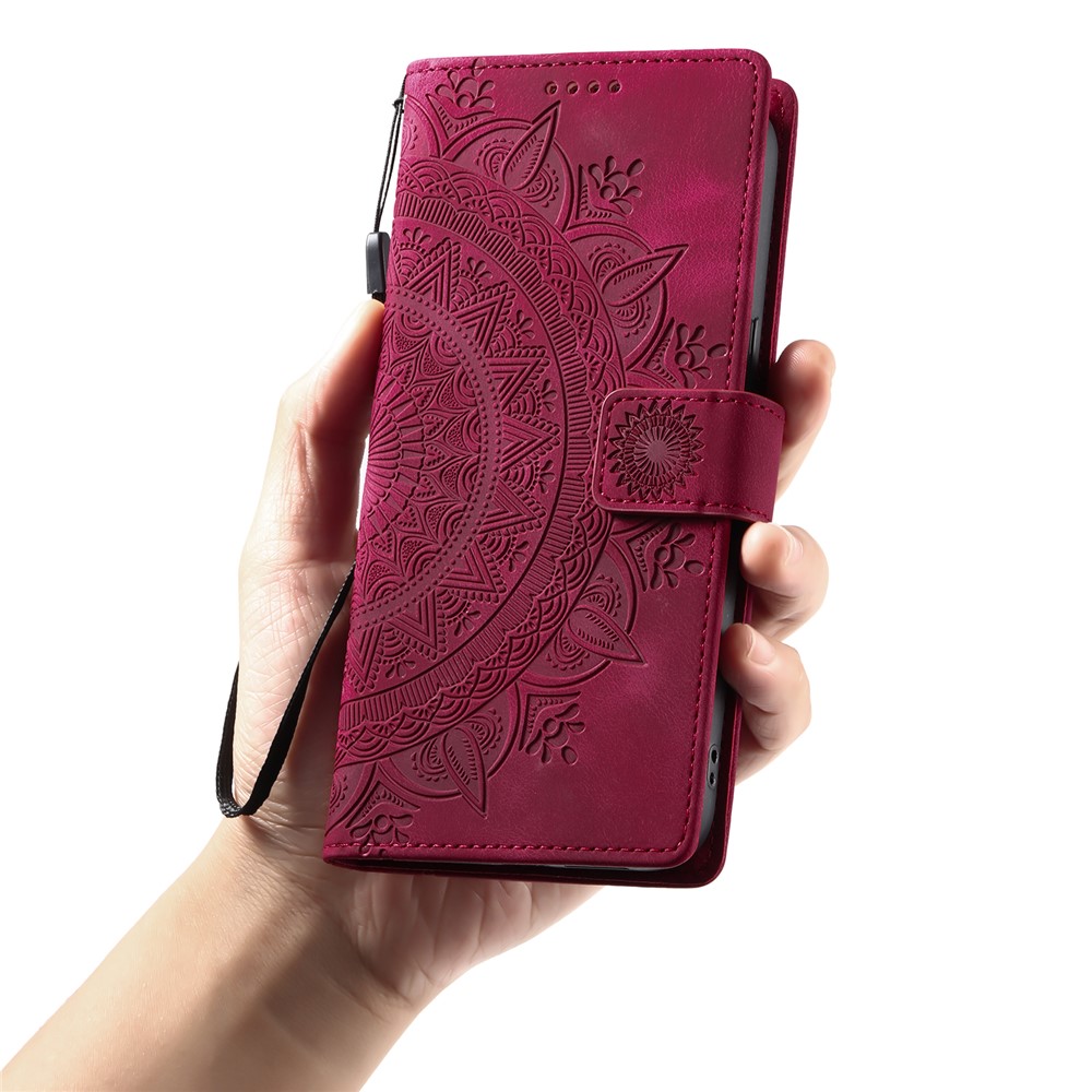  iPhone Air Fodral Mandala Läder Rosa