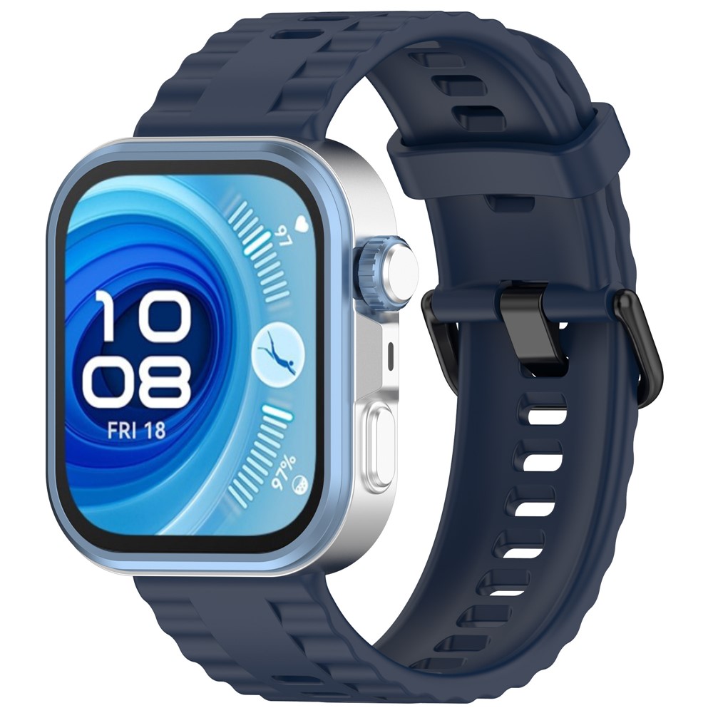  Huawei Watch Fit 4 Pro / 4 / 3 Armband Silikon Mörk Blå
