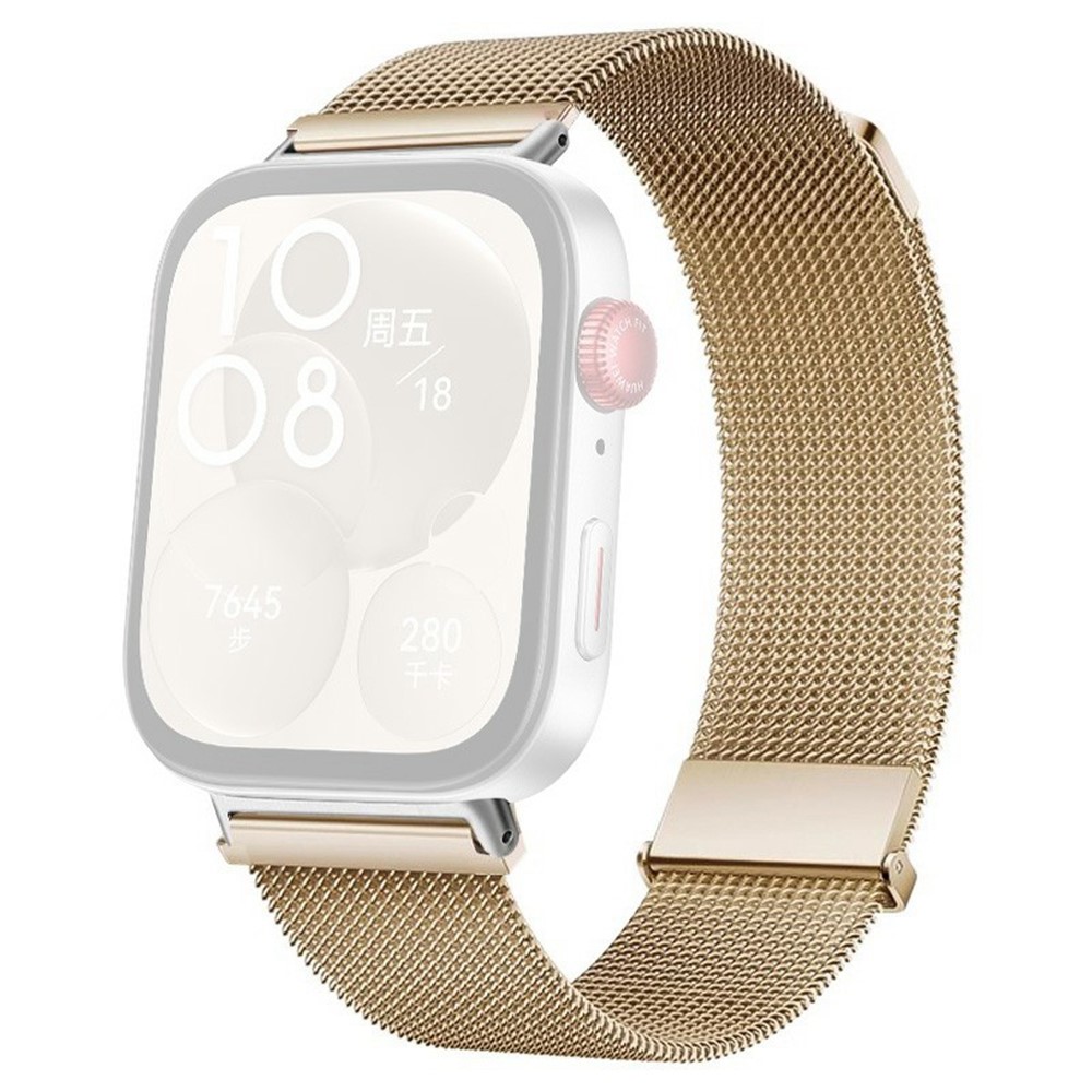  Huawei Watch Fit 4 Pro / 4 / 3 Klockarmband Milanese Roséguld