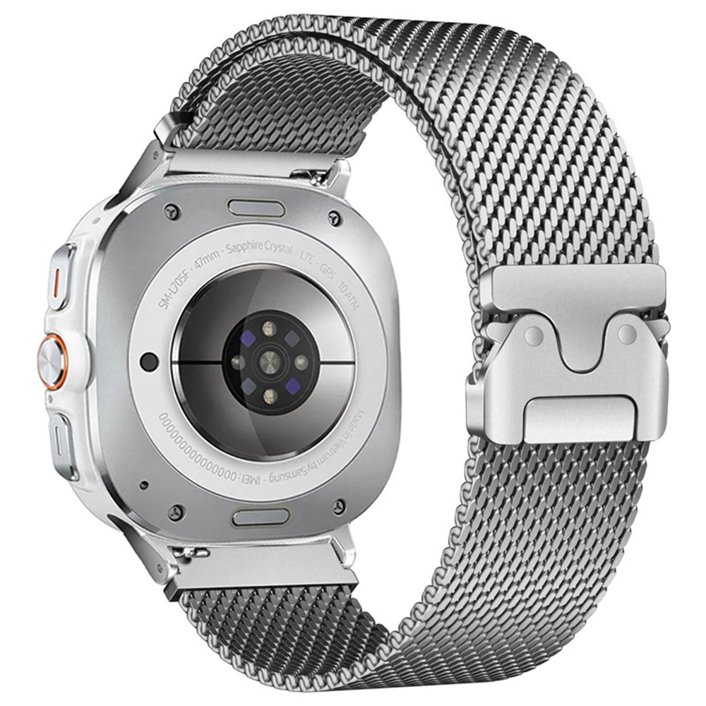  Galaxy Watch Ultra 47 mm Armband Milanese Silver