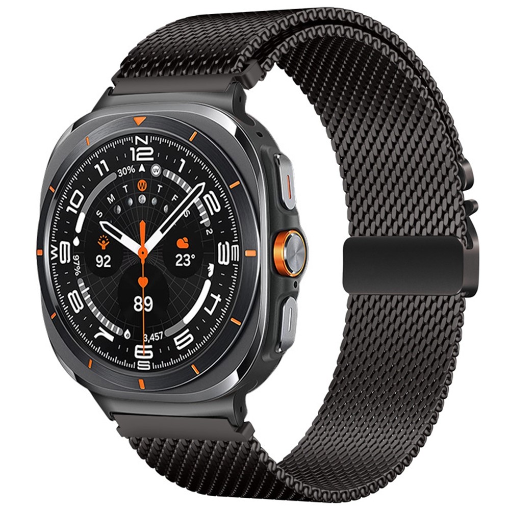  Galaxy Watch Ultra 47 mm Armband Milanese Svart