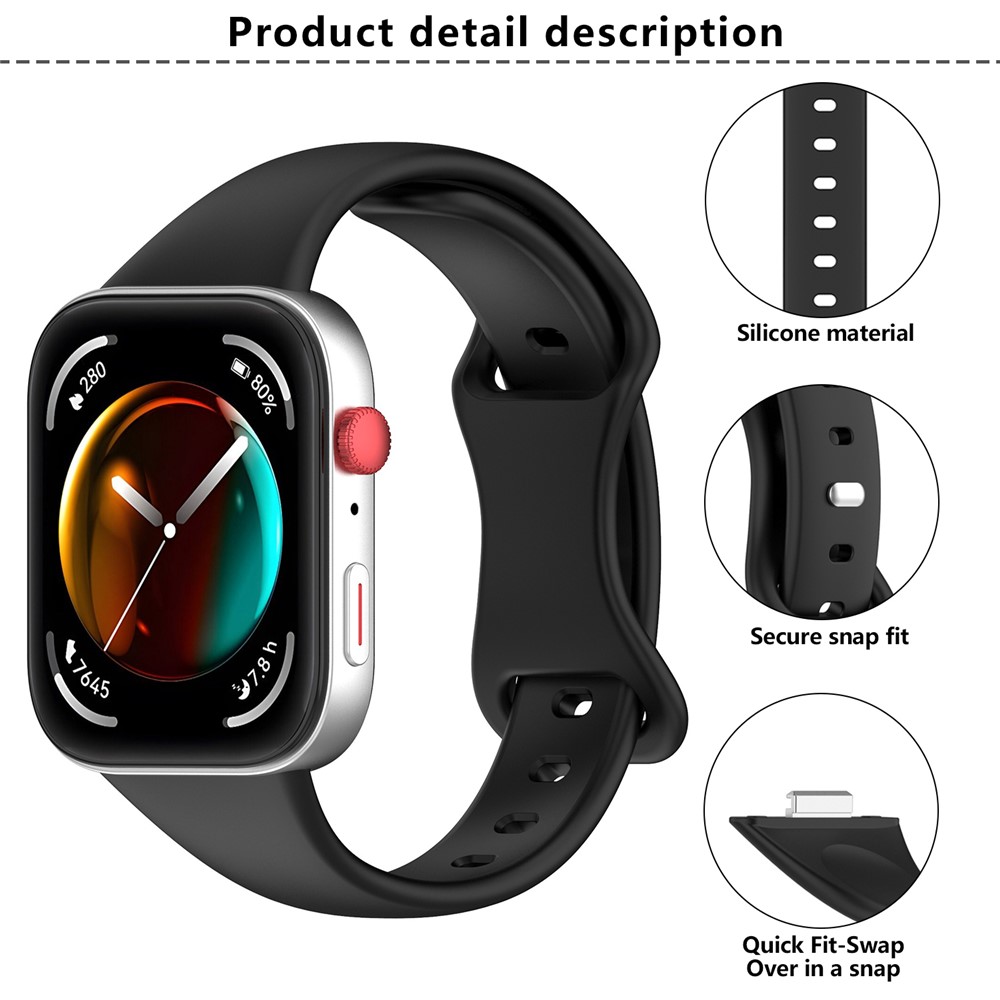 KALEBOL KALEBOL Huawei Watch Fit 4 Pro/4/3 Armband Silikon Blå
