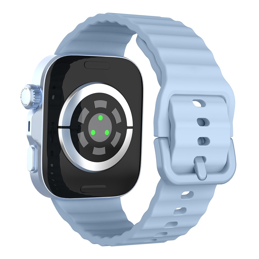 KALEBOL KALEBOL Huawei Watch Fit 4 Pro/4/3 Armband Wave Silikon Blå