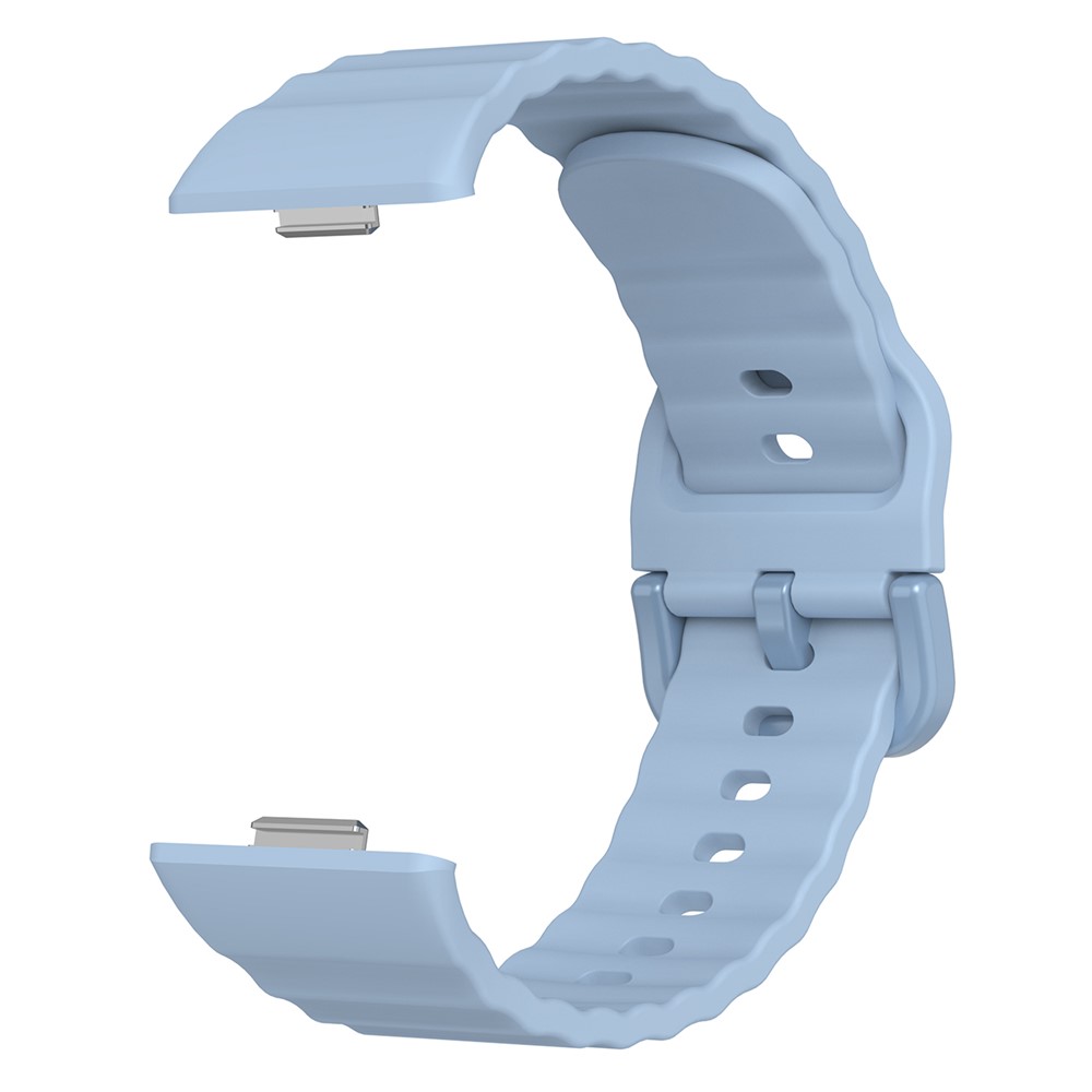KALEBOL KALEBOL Huawei Watch Fit 4 Pro/4/3 Armband Wave Silikon Blå