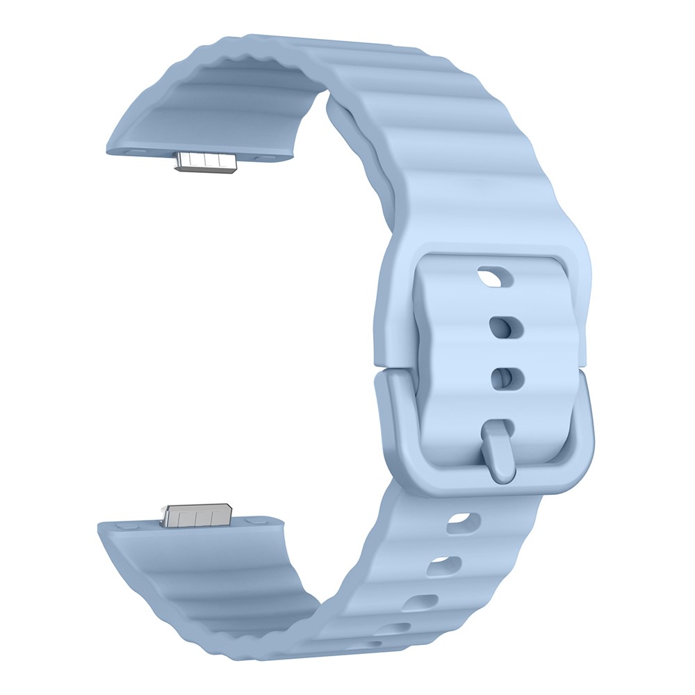 KALEBOL KALEBOL Huawei Watch Fit 4 Pro/4/3 Armband Wave Silikon Blå
