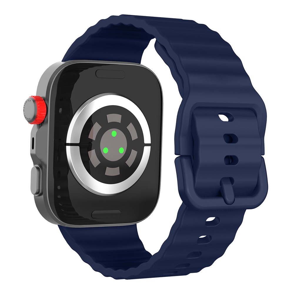 KALEBOL KALEBOL Huawei Watch Fit 4 Pro/4/3 Armband Wave Silikon Mörk Blå