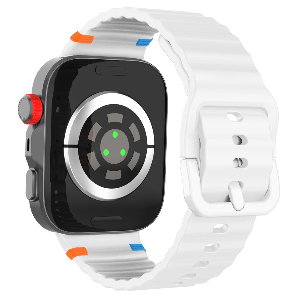  Huawei Watch Fit 4 Pro / 4 / 3 Klockarmband Wave Silikon Vit