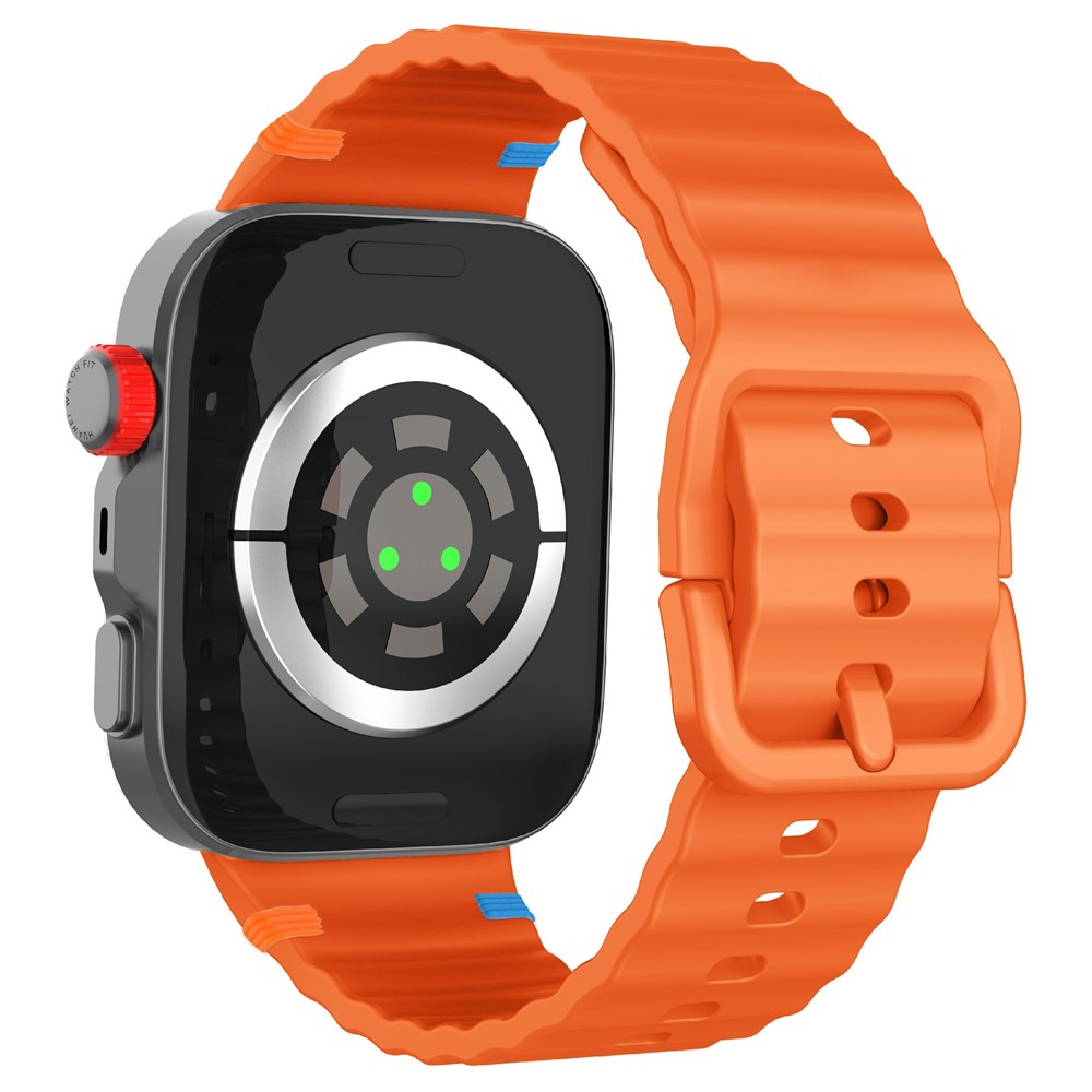  Huawei Watch Fit 4 Pro / 4 / 3 Klockarmband Wave Silikon Orange