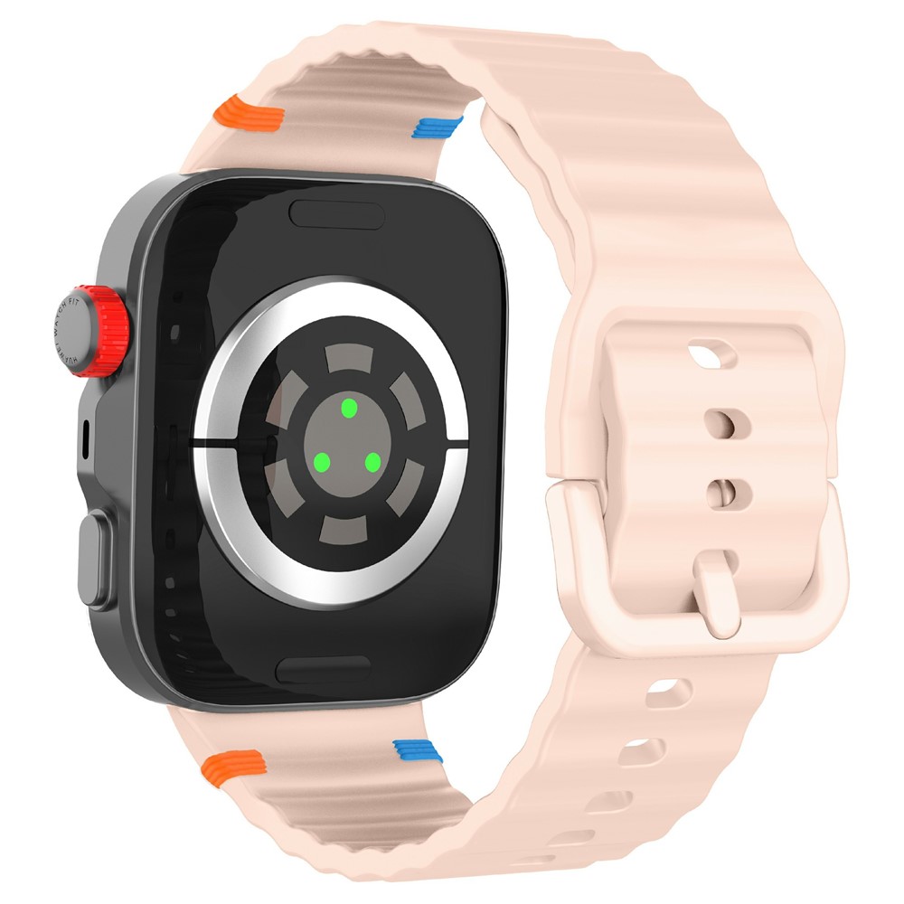  Huawei Watch Fit 4 Pro / 4 / 3 Klockarmband Wave Silikon Rosa