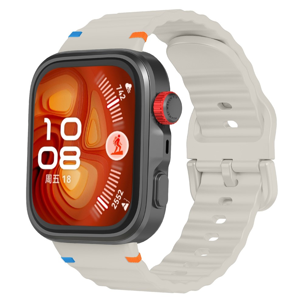  Huawei Watch Fit 4 Pro / 4 / 3 Klockarmband Wave Silikon Starlight