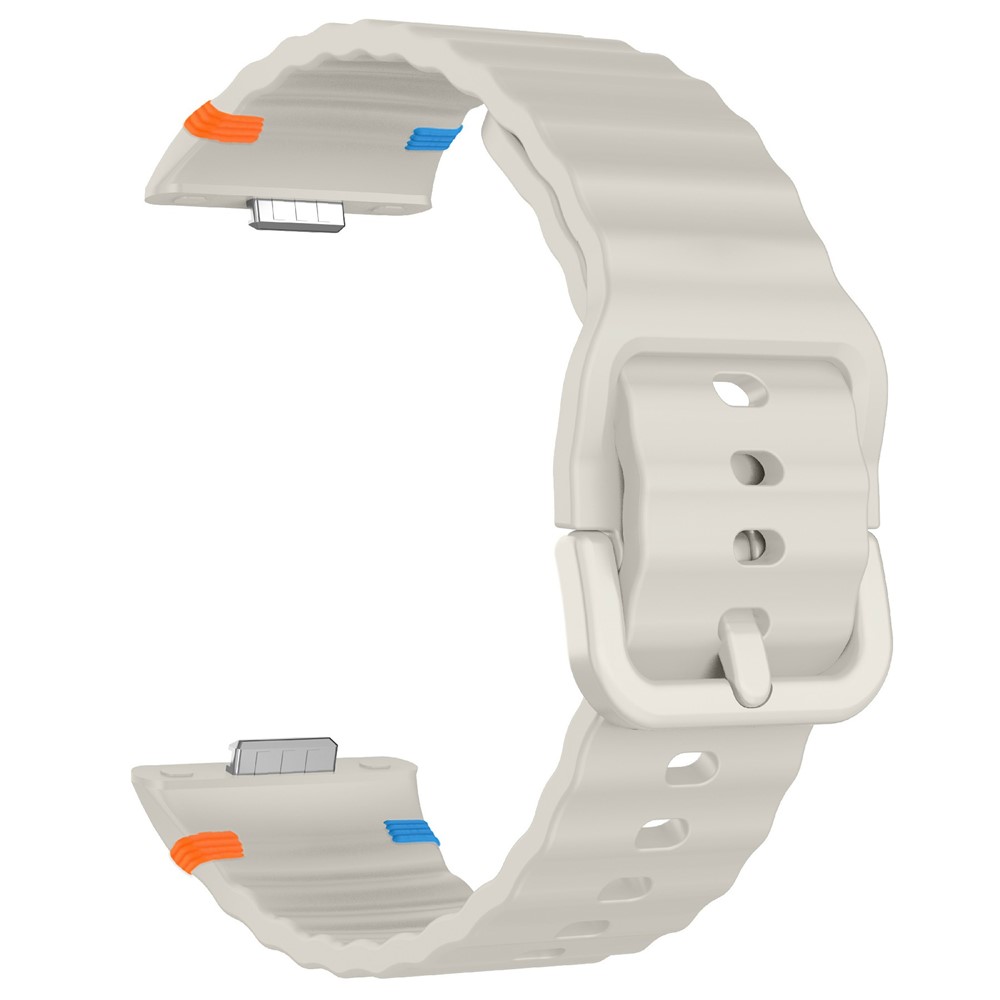  Huawei Watch Fit 4 Pro / 4 / 3 Klockarmband Wave Silikon Starlight