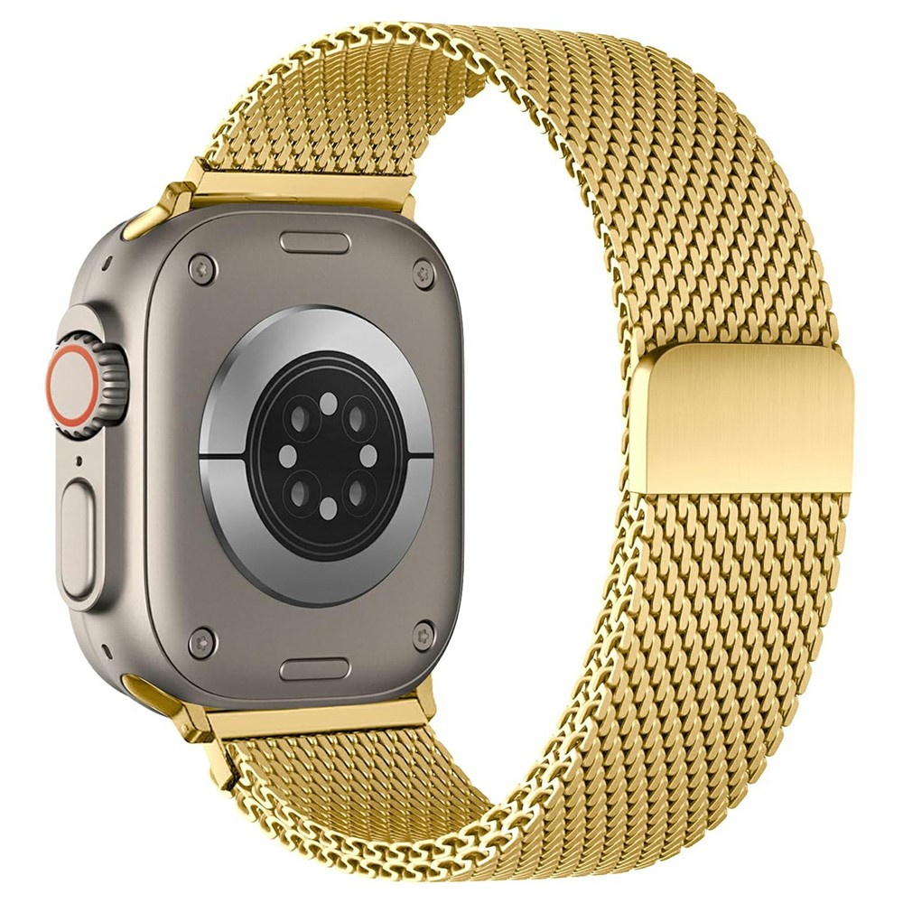  Apple Watch 42/44/45/46/49 mm Armband Milanese Guld