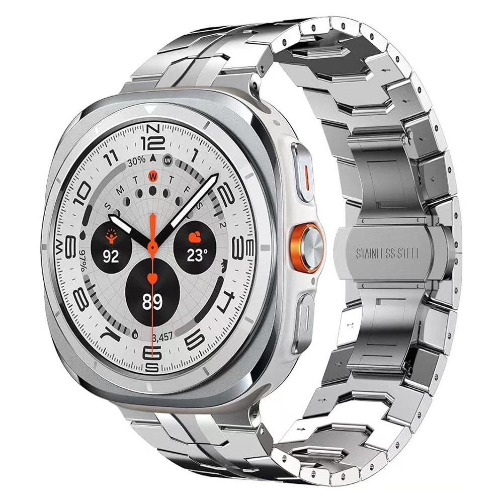  Galaxy Watch Ultra (2025) / 47 mm Armband Metall Silver