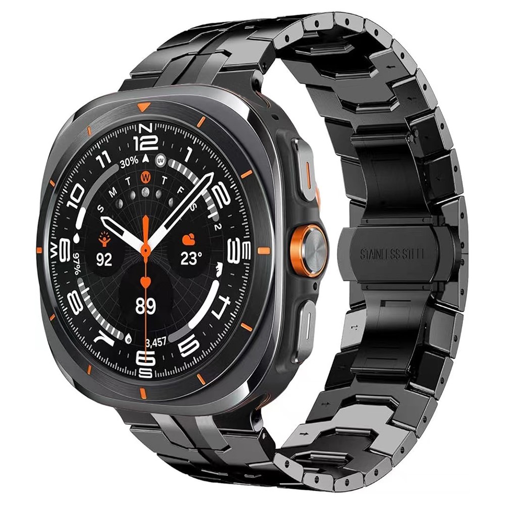  Galaxy Watch Ultra (2025) / 47 mm Armband Metall Svart