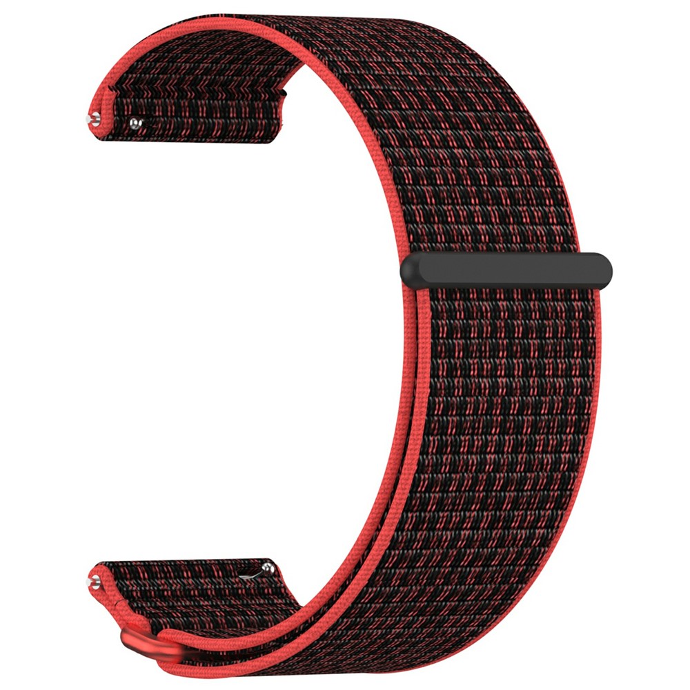  Garmin Venu X1 Armband Nylon Loop Röd / Svart
