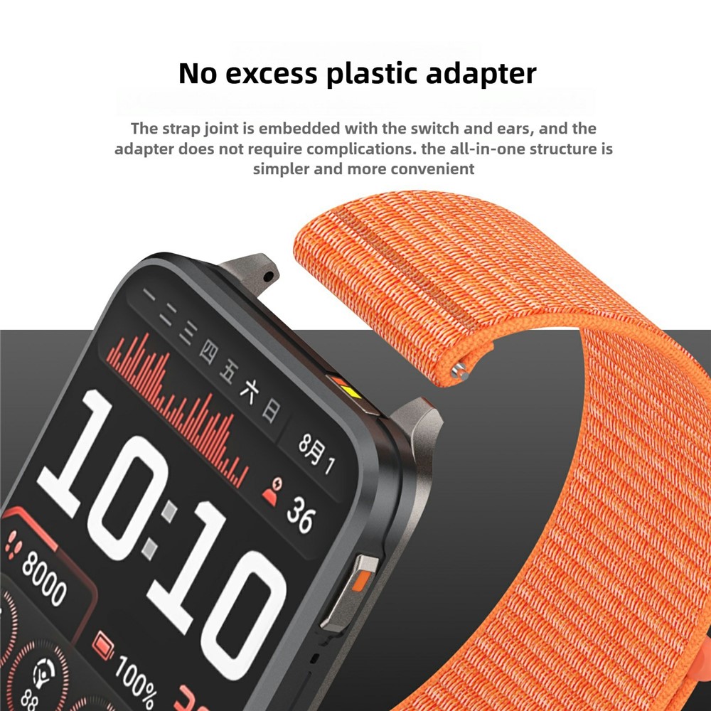  Garmin Venu X1 Armband Nylon Loop Orange