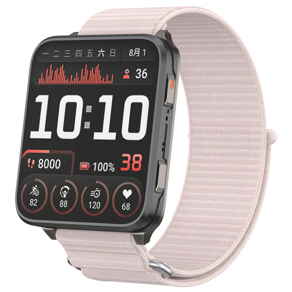  Garmin Venu X1 Armband Nylon Loop Ljus Rosa
