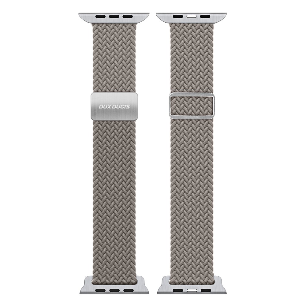DUX DUCIS DUX DUCIS Apple Watch 38/40/41/42 mm Armband Flätat Grå