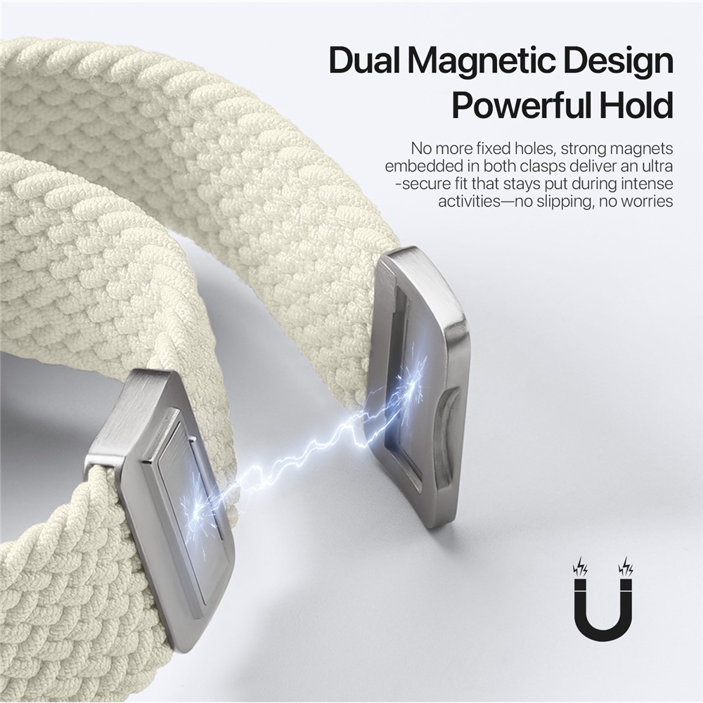 DUX DUCIS DUX DUCIS Apple Watch 38/40/41/42 mm Armband Flätat Starlight