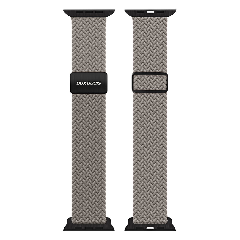 DUX DUCIS DUX DUCIS Apple Watch 42/44/45/46/49 mm Armband Flätat Grå