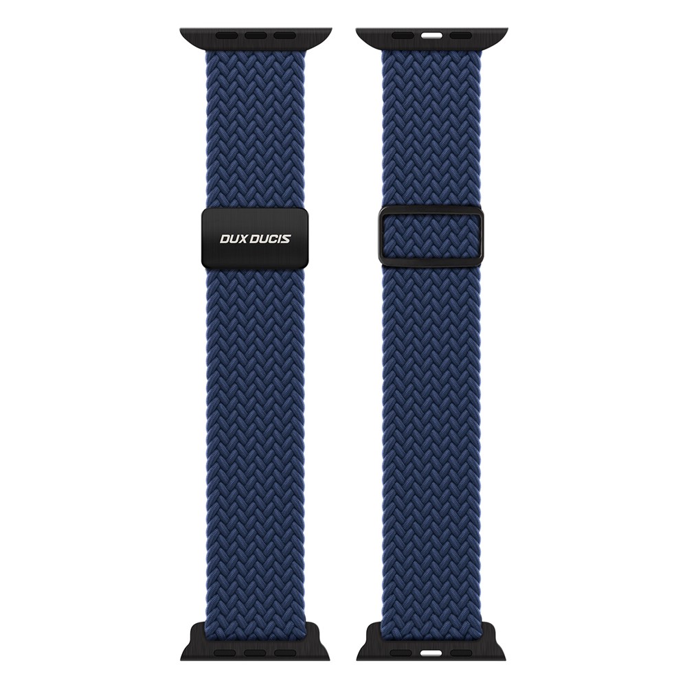 DUX DUCIS DUX DUCIS Apple Watch 42/44/45/46/49 mm Armband Flätat Mörk Blå
