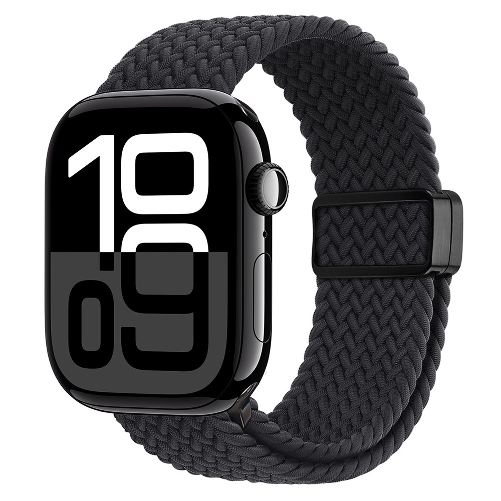 DUX DUCIS DUX DUCIS Apple Watch 42/44/45/46/49 mm Armband Flätat Svart