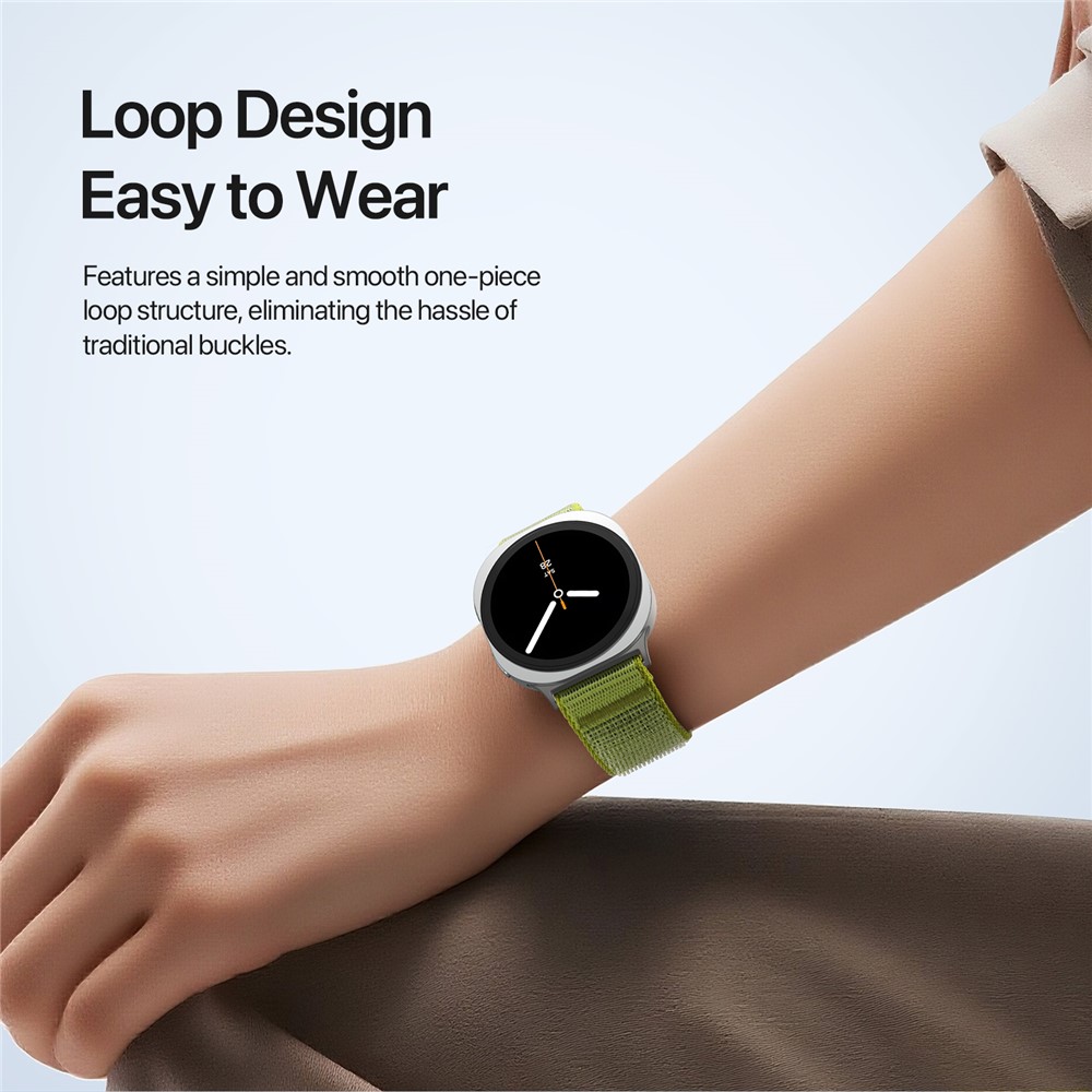 DUX DUCIS DUX DUCIS Galaxy Watch 8 46/44/40 mm Armband Nylon Loop Grön