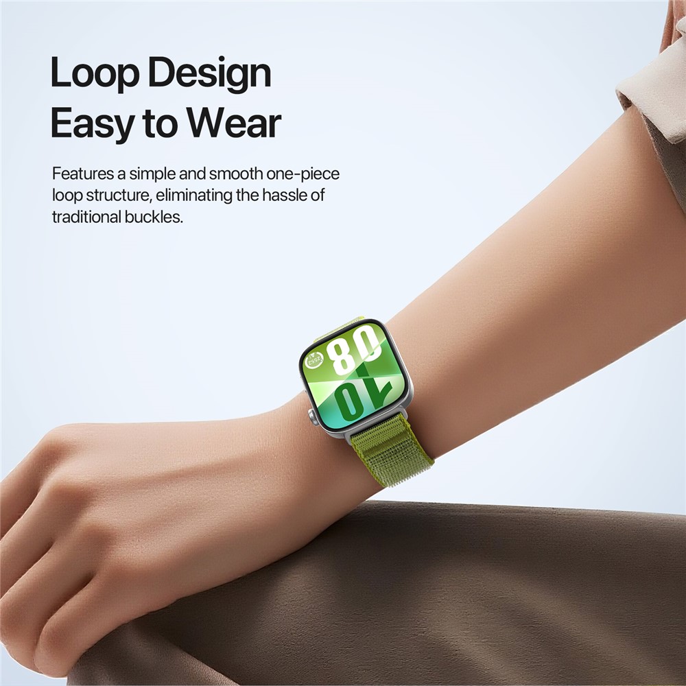 DUX DUCIS DUX DUCIS Huawei Watch Fit 4 Pro/4/3 Armband Nylon Loop Grön