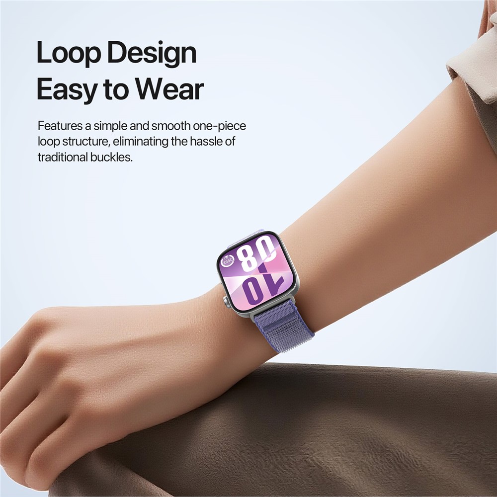 DUX DUCIS DUX DUCIS Huawei Watch Fit 4 Pro/4/3 Armband Nylon Loop Lila