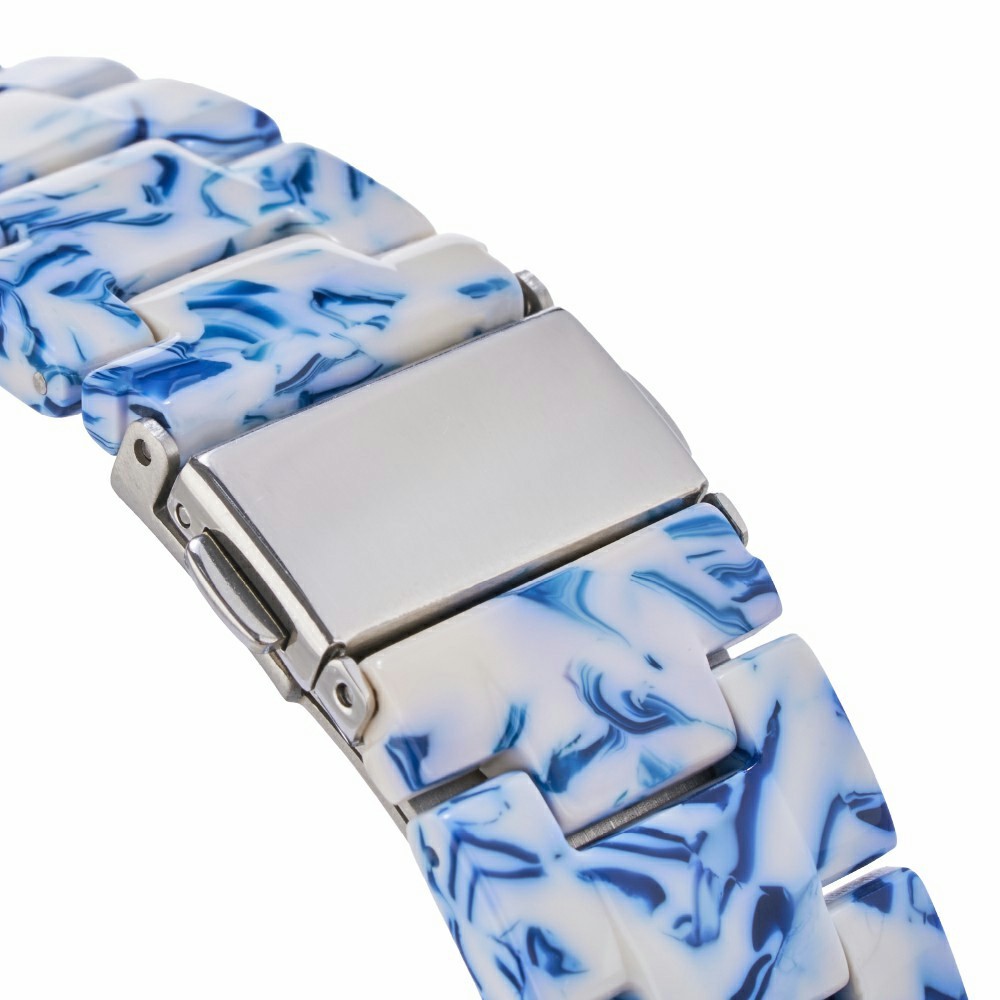 LEMONDA LEMONDA Apple Watch 38/40/41/42 mm Armband Resin Blå / Vit