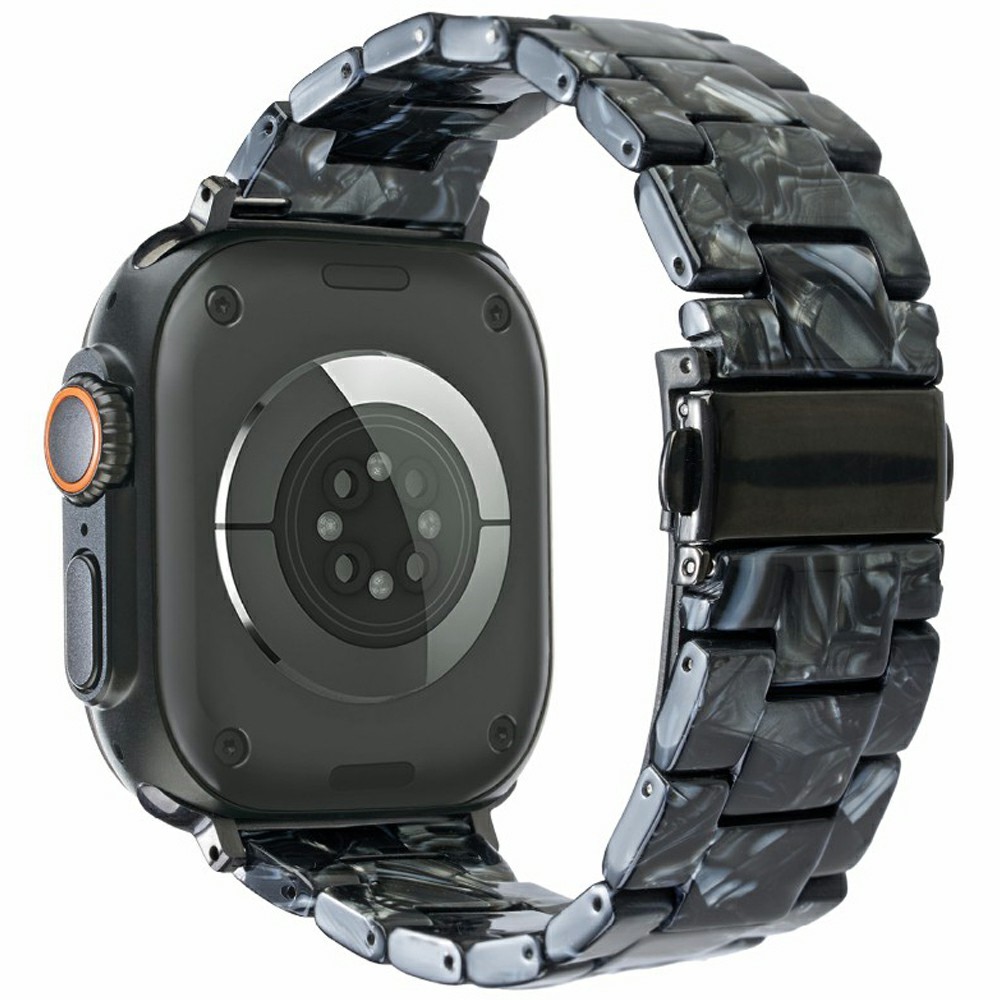 LEMONDA LEMONDA Apple Watch 42/44/45/46/49 mm Armband Resin Svart
