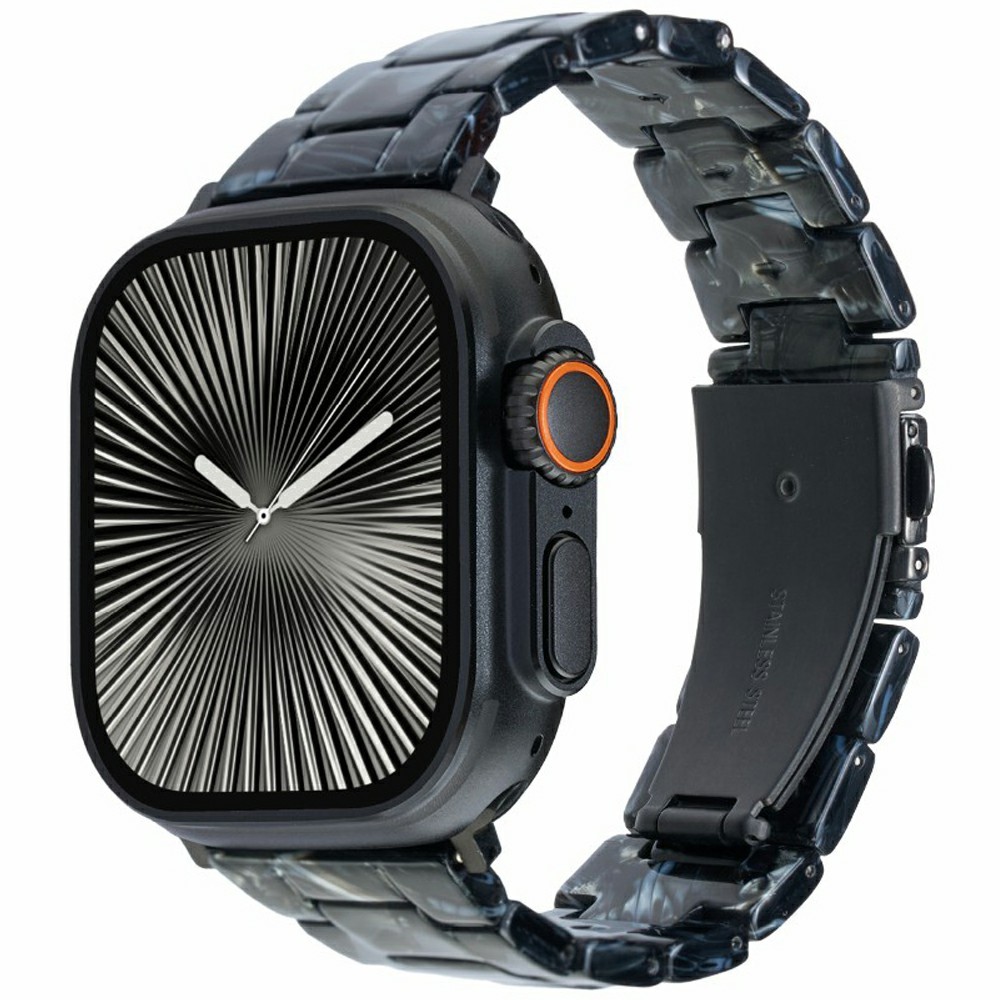 LEMONDA LEMONDA Apple Watch 42/44/45/46/49 mm Armband Resin Svart