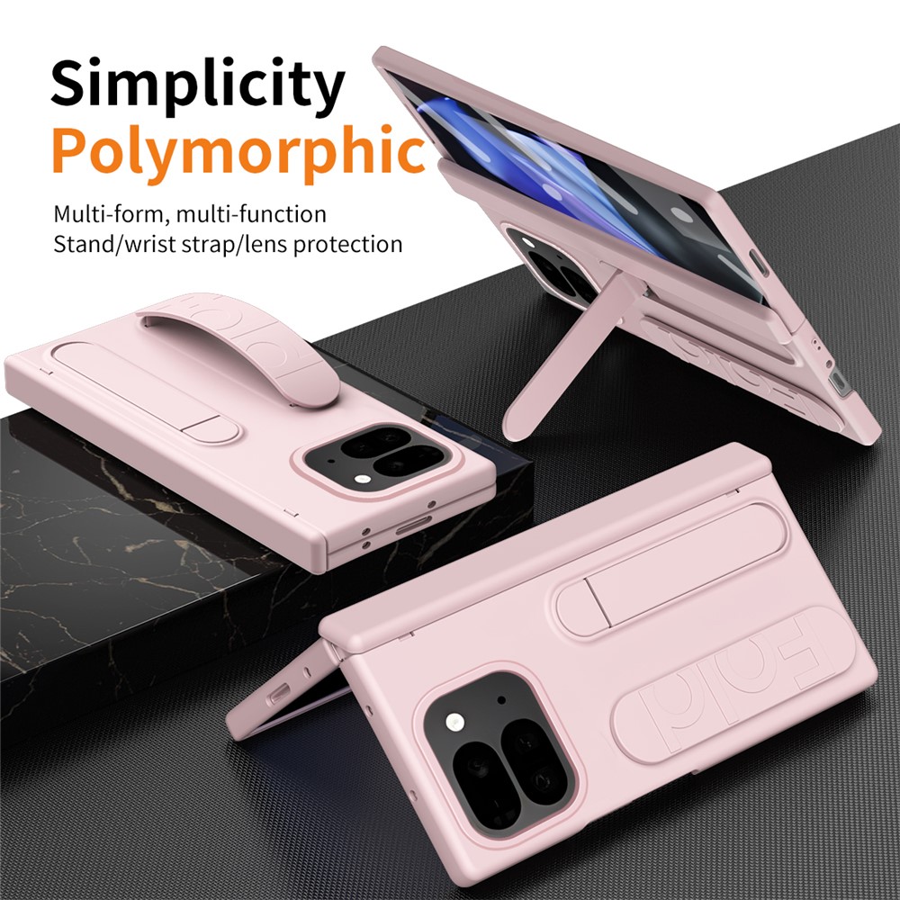  Google Pixel 10 Pro Fold Skal Kickstand Rosa