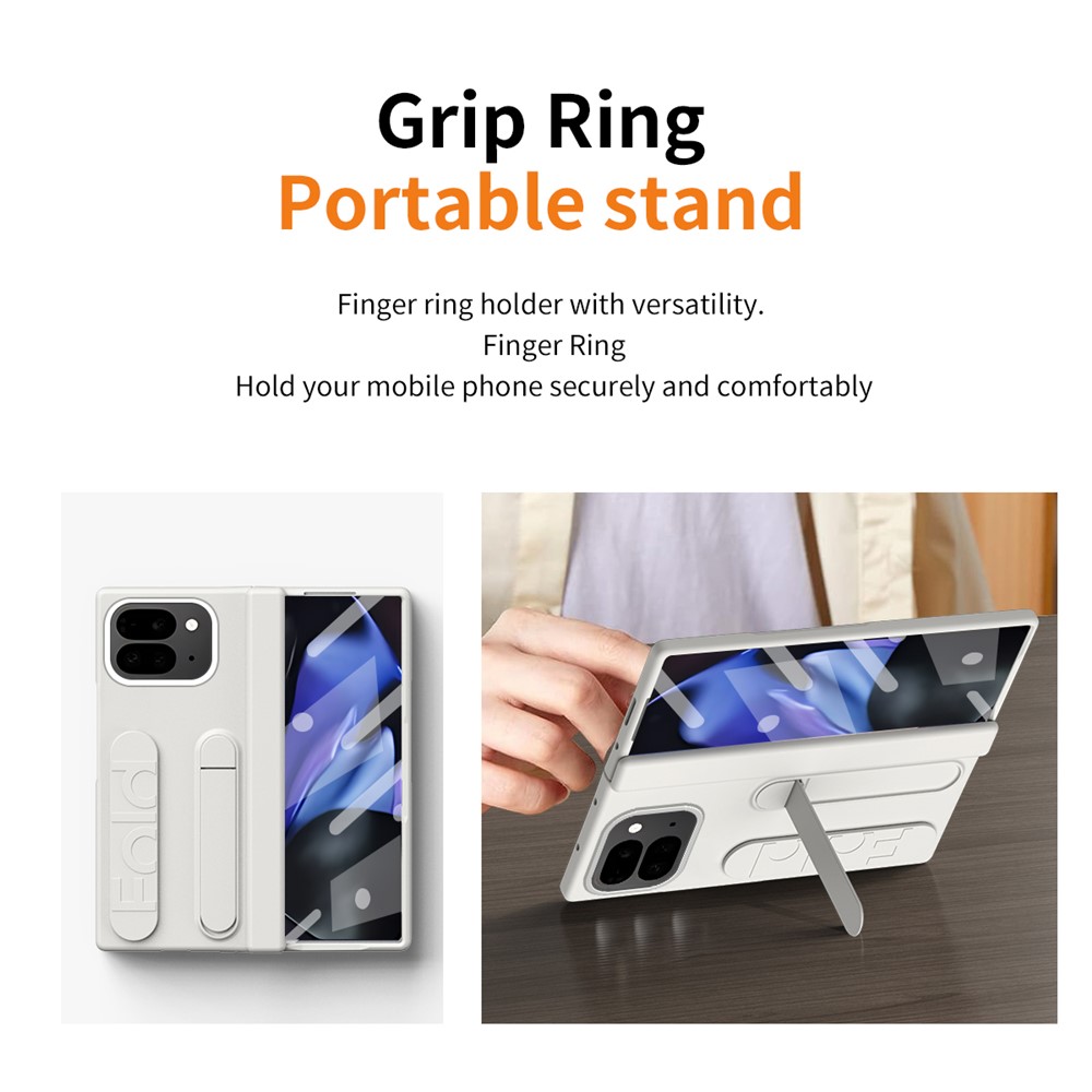 Google Pixel 10 Pro Fold Skal Kickstand Vit