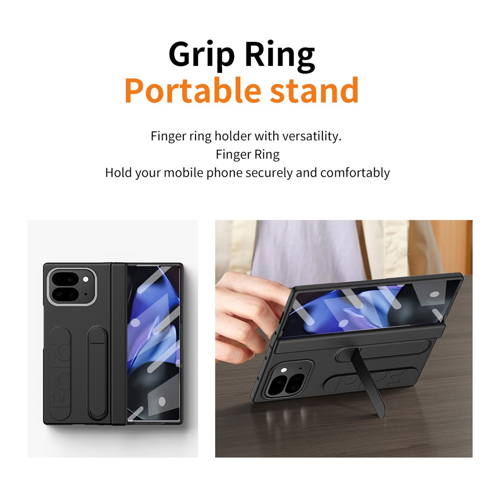  Google Pixel 10 Pro Fold Skal Kickstand Svart