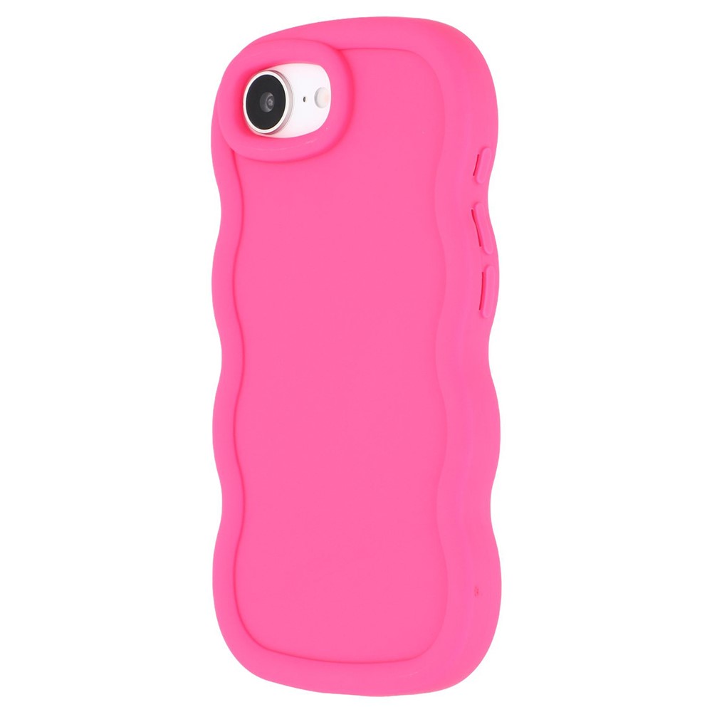  iPhone 17e / 16e Mobilskal Wavy Rosa
