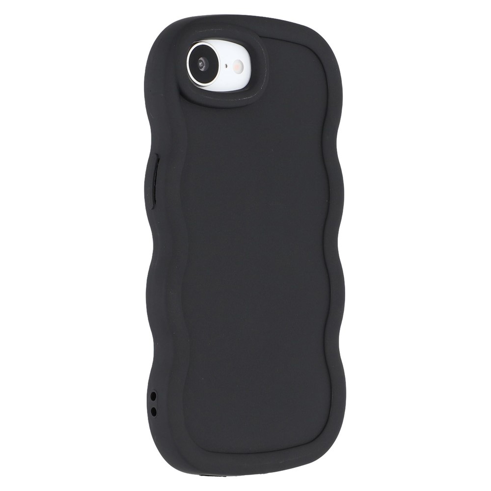  iPhone 17e / 16e Mobilskal Wavy Svart
