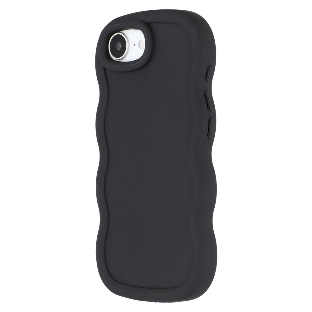  iPhone 17e / 16e Mobilskal Wavy Svart