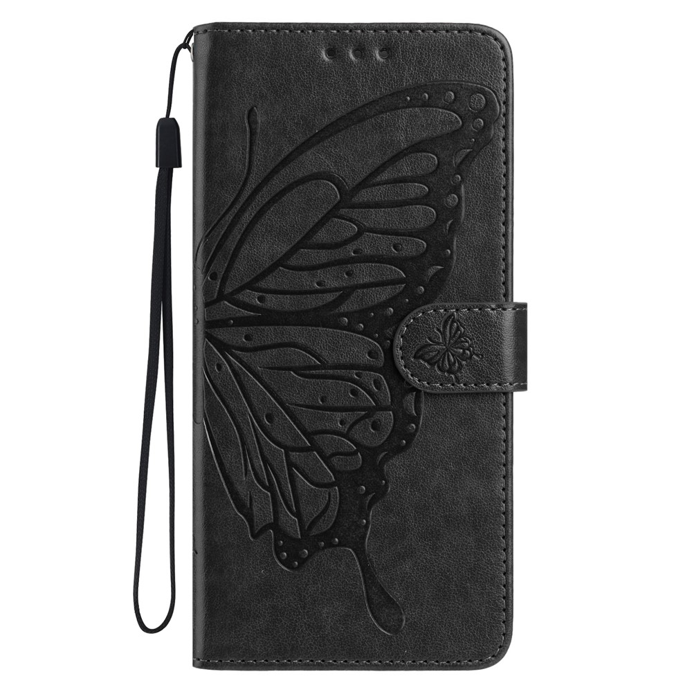  Xiaomi Redmi A5 Fodral Med Fjäril Tryck Svart