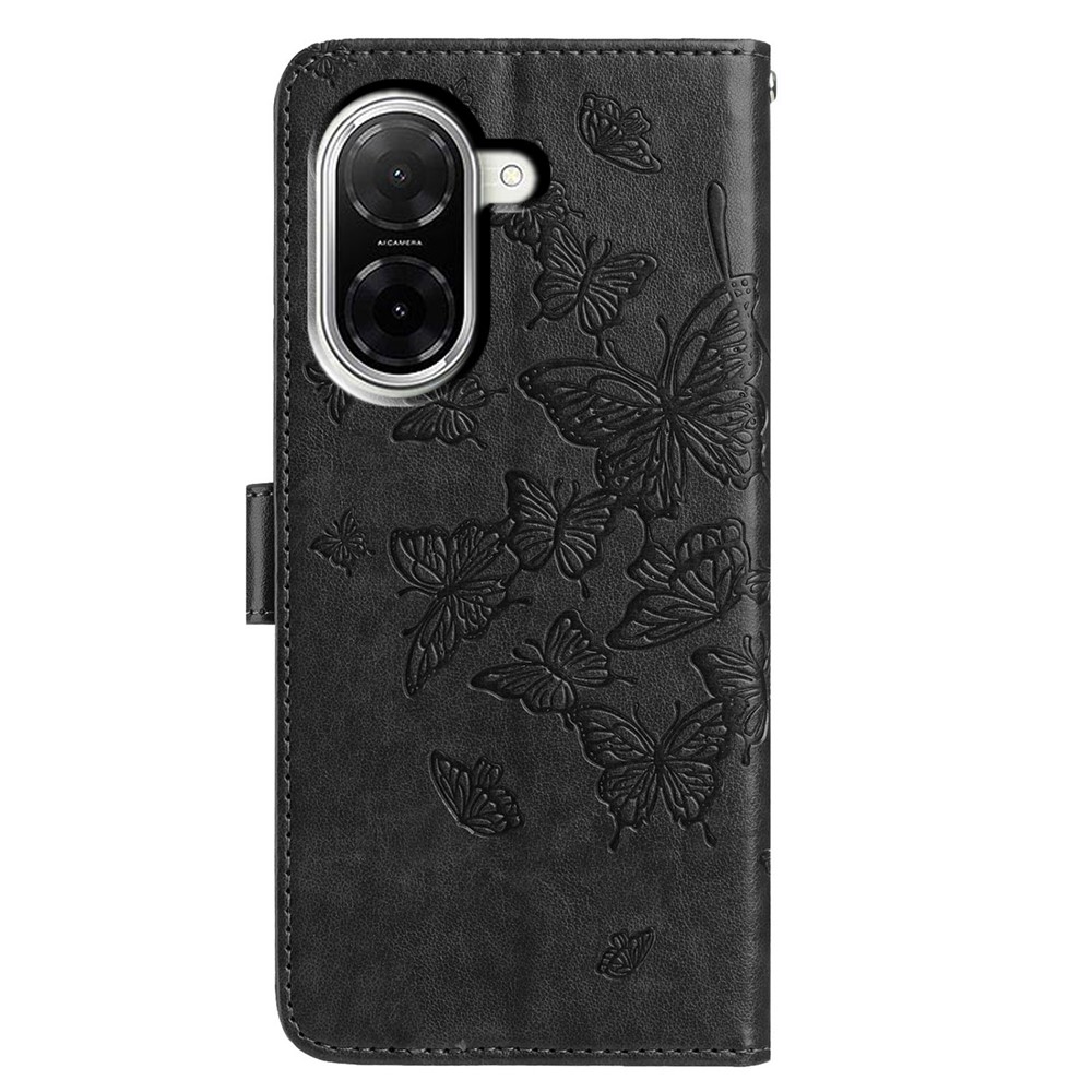  Xiaomi Redmi A5 Fodral Med Fjäril Tryck Svart