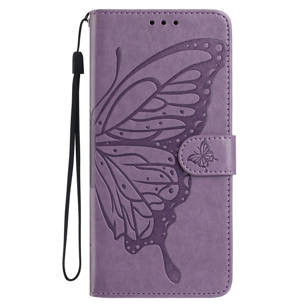  Xiaomi Redmi A5 Fodral Med Fjäril Tryck Lila