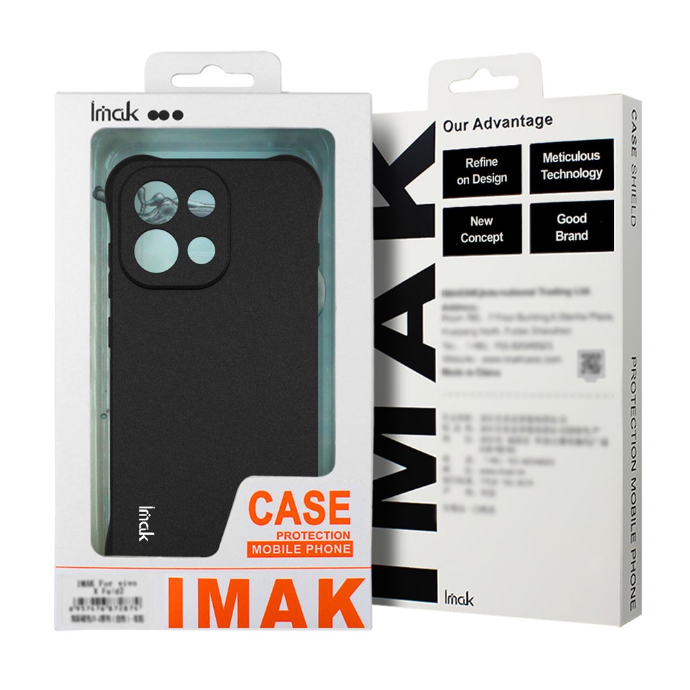 IMAK IMAK Motorola Moto G56 5G Skal Airbag Shockproof Svart