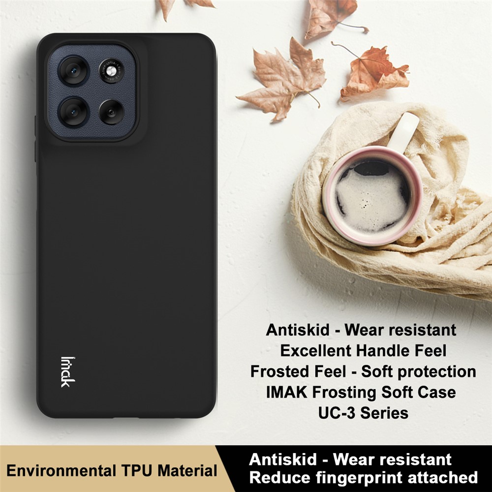 IMAK IMAK Motorola Moto G56 5G Skal Soft TPU Matt Svart